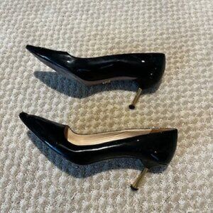 Prada Black Patent Leather Heels